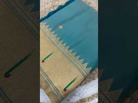 Soft Paithani Silk Meenakari Peacock & Munia Border Saree