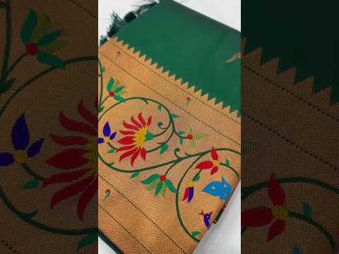 Harmony Paithani Soft Silk Meenakari Peacock Pallu Saree