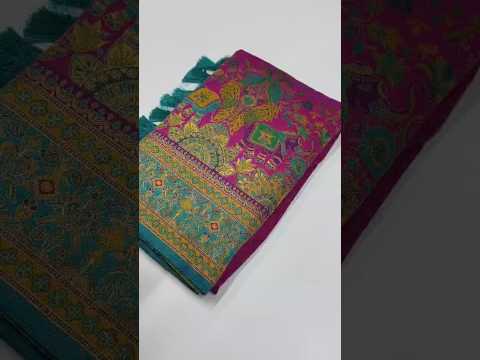 Latest Pashmina Darbari Silk Saree