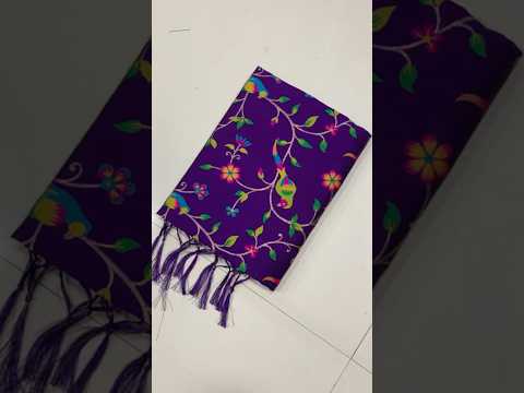 Parrot & Floral Weaving Paithani Soft Silk Saree