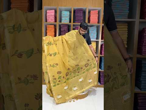 Premium Soft Muga Cotton Pichwai Saree