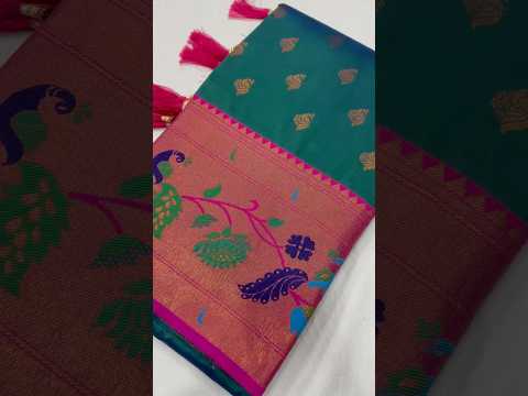 Traditional Wedding Marigold Paithani Saree