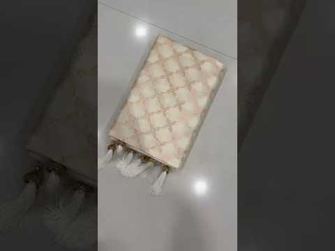 Dola Silk Flower Border Bandhej Paithani Saree