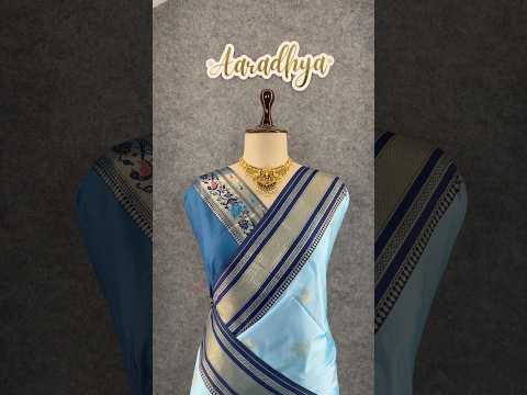 Traditional Paithani Kadiyal Border Saree