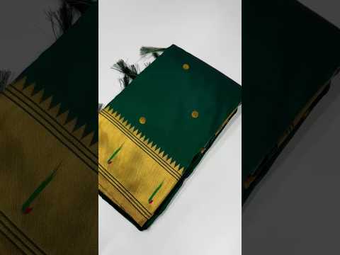 Soft Parrot Paithani Silk Saree