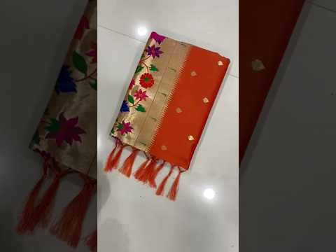 Multicolor Floral Meena Zari Pallu Paithani Saree