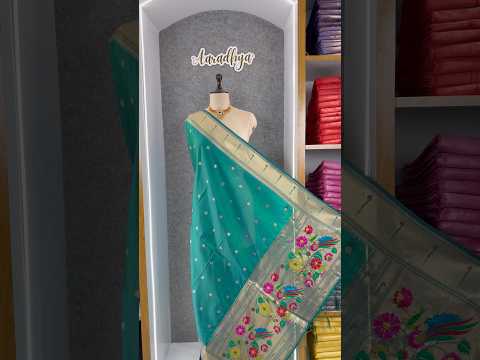 Pure Paithani Silk Weaving Zari Paithani Duppata