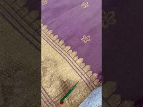 Paithani Silk Saree with Peacock Parrot Deer Meenakari Pallu