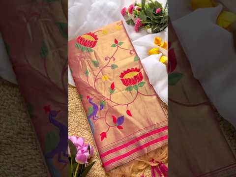 Premium Paithani Soft Muga Cotton Saree