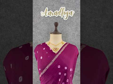 Pure Cotton Hand Dyed Bandhej Sibori Saree