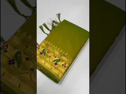 Paithani Silk Meenakari Weaving Saree