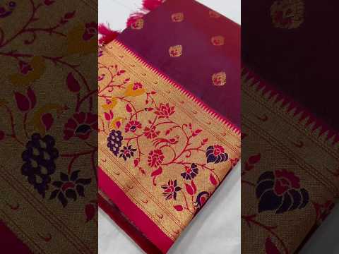 Traditional Wedding Paithani Soft Silk Saree
