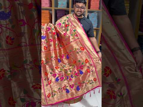 Pure Silk Kanchipuram Full Weaving Wedding Special Paithani Saree