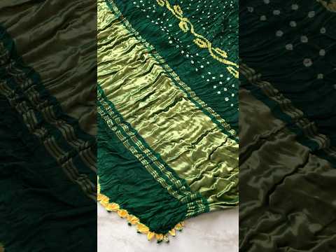 Pure Modal Silk Hand Bandhej Bandhani Saree