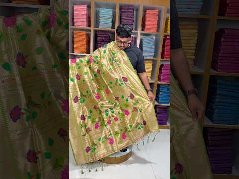 Pure Silk Kanchipuram Full Weaving Wedding Special Paithani Saree