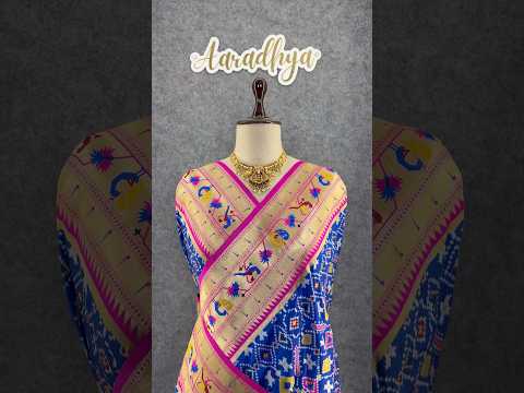 Traditional Kanchivaram Patola Paithani Silk Saree