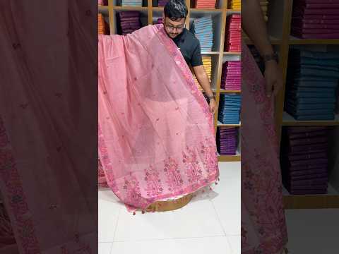 Soft Jamdani Muga Cotton Saree