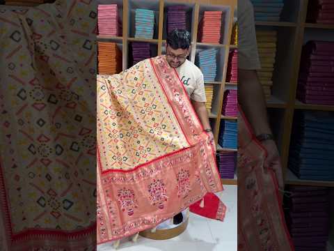 Traditional Kanchivaram Patola Paithani Silk Saree