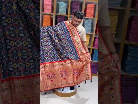 Traditional Kanchivaram Patola Paithani Silk Saree