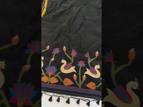 Linen Silk Jamdani Rajhans Saree