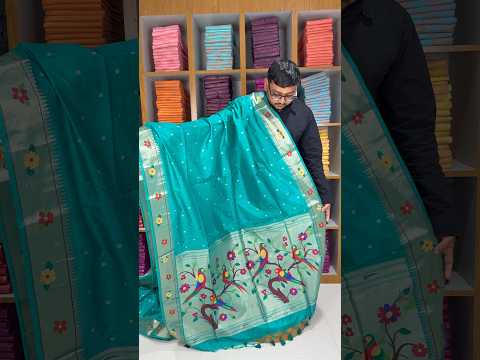 Phoolmala Paithani Soft Khadi Raw Silk Saree