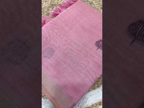 Soft Pure Muga Cotton Rich Flowery Pallu Saree