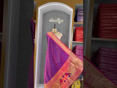 Pure Paithani Zari Border Parrot Motif Pallu Dupatta