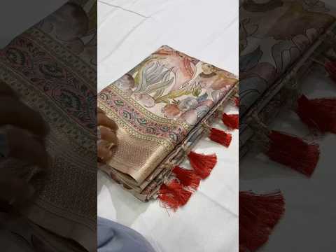 Manipuri Silk Digital Printed Kalamkari Saree