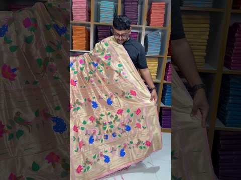 Pure Silk Kanchipuram Full Weaving Wedding Special Paithani Saree
