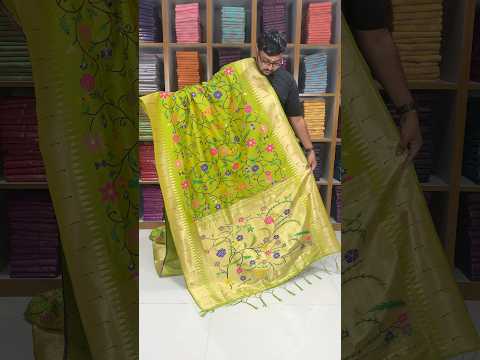 Janhvi Kapoor–Inspired Kanchivaram Paithani Silk Saree