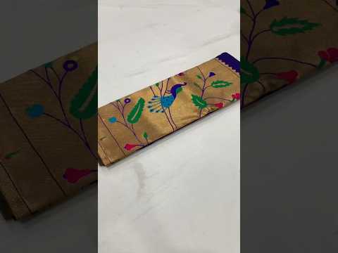 Premium Soft Half Half Brocade Paithani Saree
