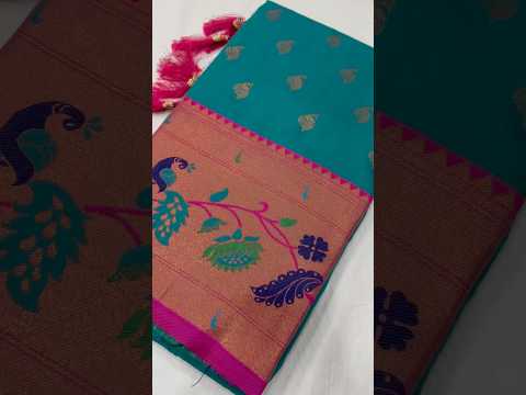 Traditional Wedding Marigold Paithani Saree