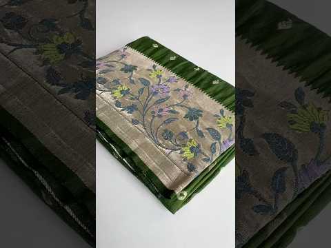Viscose Raw Silk Bandhej Printed Paithani Saree