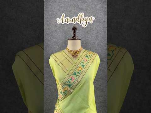 Soft Tussar Silk Pastel Paithani Saree