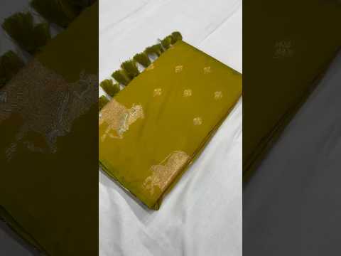 Moonga Silk Nandi Border Banarasi Saree