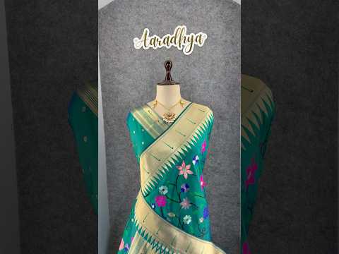 Janhvi Kapoor–Inspired Kanchivaram Paithani Silk Saree