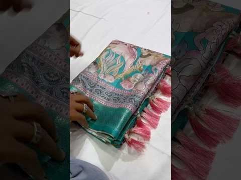 Manipuri Silk Digital Printed Kalamkari Saree