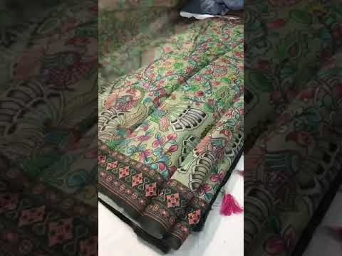 Malai Cotton Digital Printed Kalamkari Saree