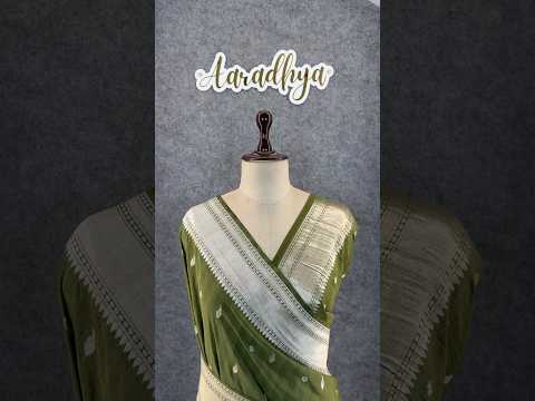 Viscose Raw Silk Bandhej Printed Paithani Saree