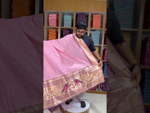 Pure Paithani Zari Border Parrot Motif Pallu Dupatta