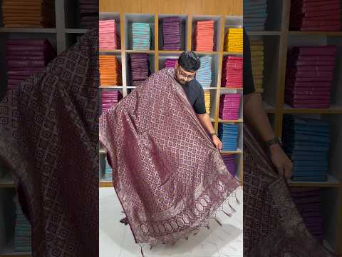 Pure Zari Weaving Viscose Silk Bandhani Dupatta