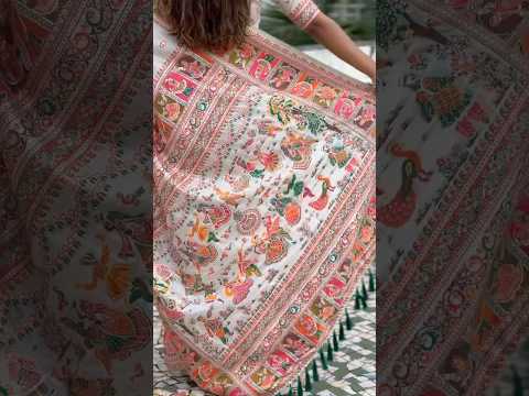 Pashmina Kashmiri Woven Border Saree