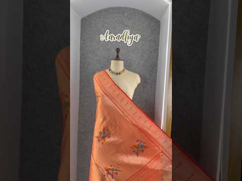 Pure Fully Zari Woven Parrot Motif Paithani Dupatta