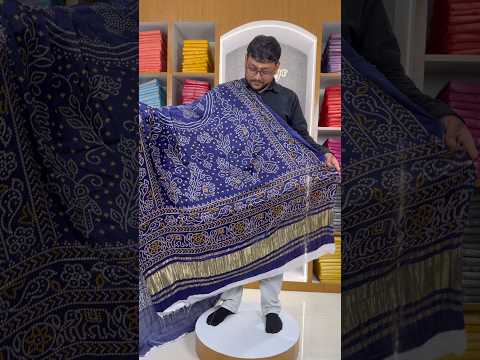 Premium Pure Gaji Silk Bandhani Dupatta