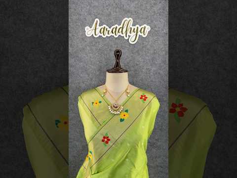 Phoolmala Paithani Soft Khadi Raw Silk Saree