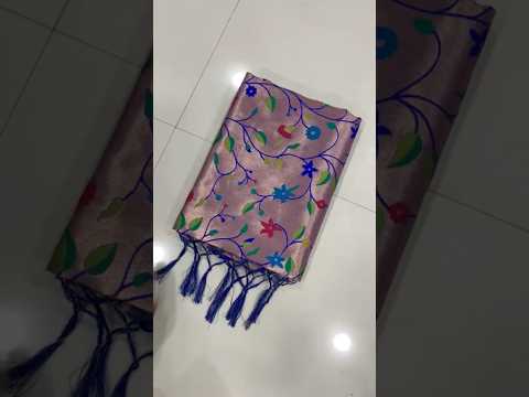 Pure Soft Kanchivaram Brocade Paithani Silk Saree