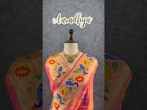 Pure Soft Silk Bandhani Patola Fusion Paithani Saree
