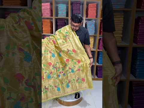 Pure Silk Kanchipuram Full Weaving Wedding Special Paithani Saree