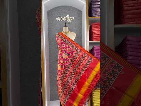 Patola Dupatta - Rajwadi Floral Soft Silk Patola Printed Dupatta