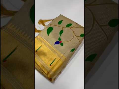 Bamboo Tissue Silk Half Half Paithani Saree